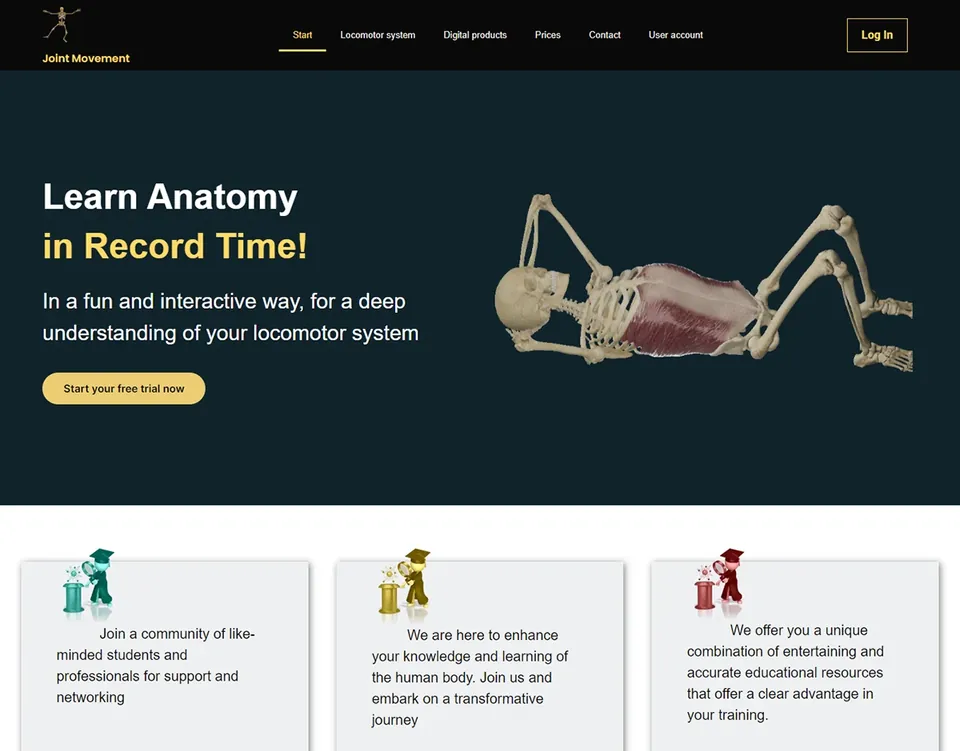 Movimiento Articular website homepage